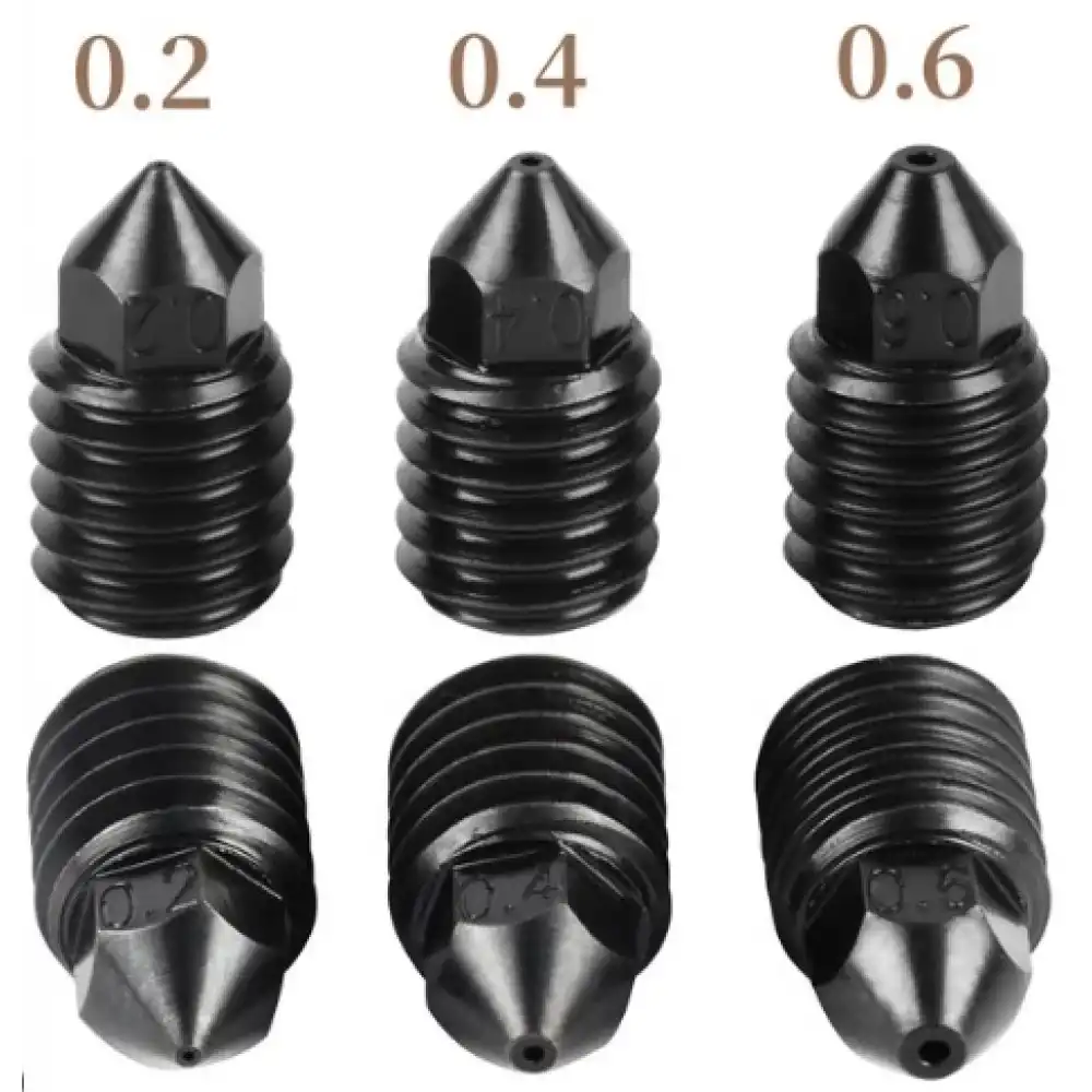 Bambu Lab Sertleştirilmiş Çelik Nozzle Çeşitleri