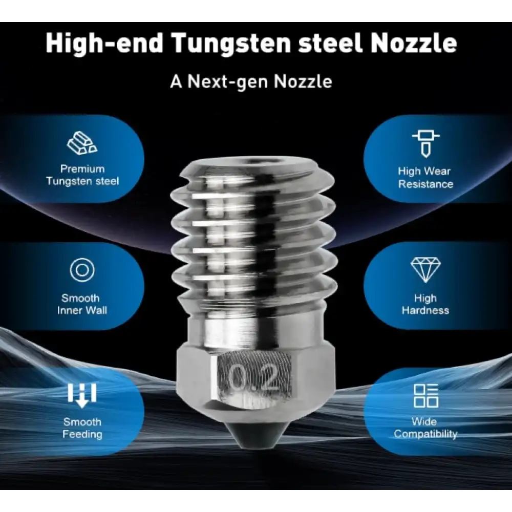 Bambu Lab TZ3.0 Bi metal Sertleştirilmiş Çelik Nozzle Çeşitleri