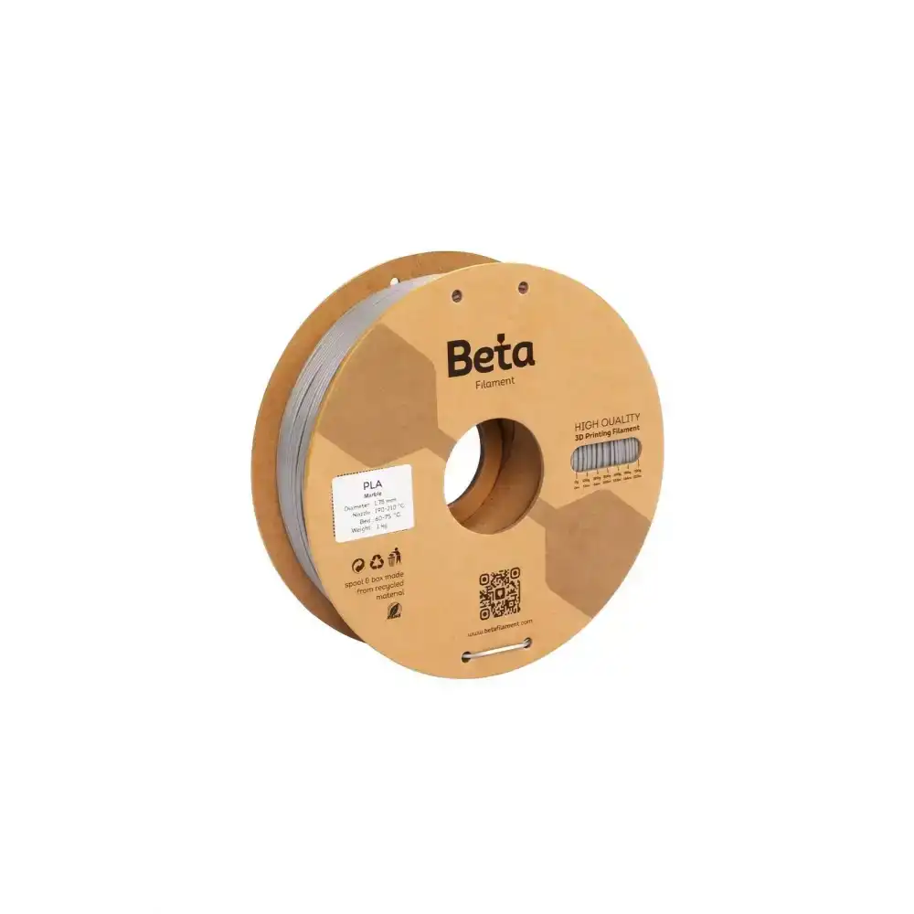 Beta PLA Marble Filament - Concrete Grey