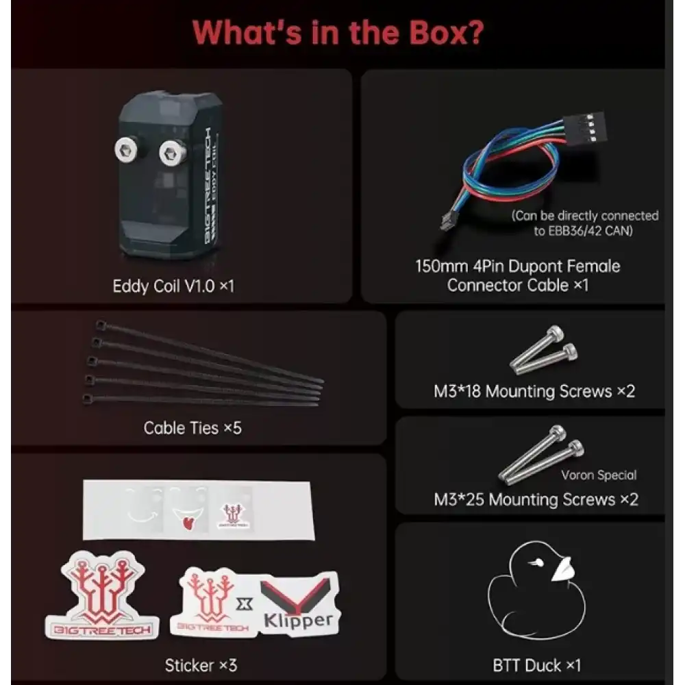 BIGTREETECH Eddy Coil V1.0 Auto Bed Leveling Sensor