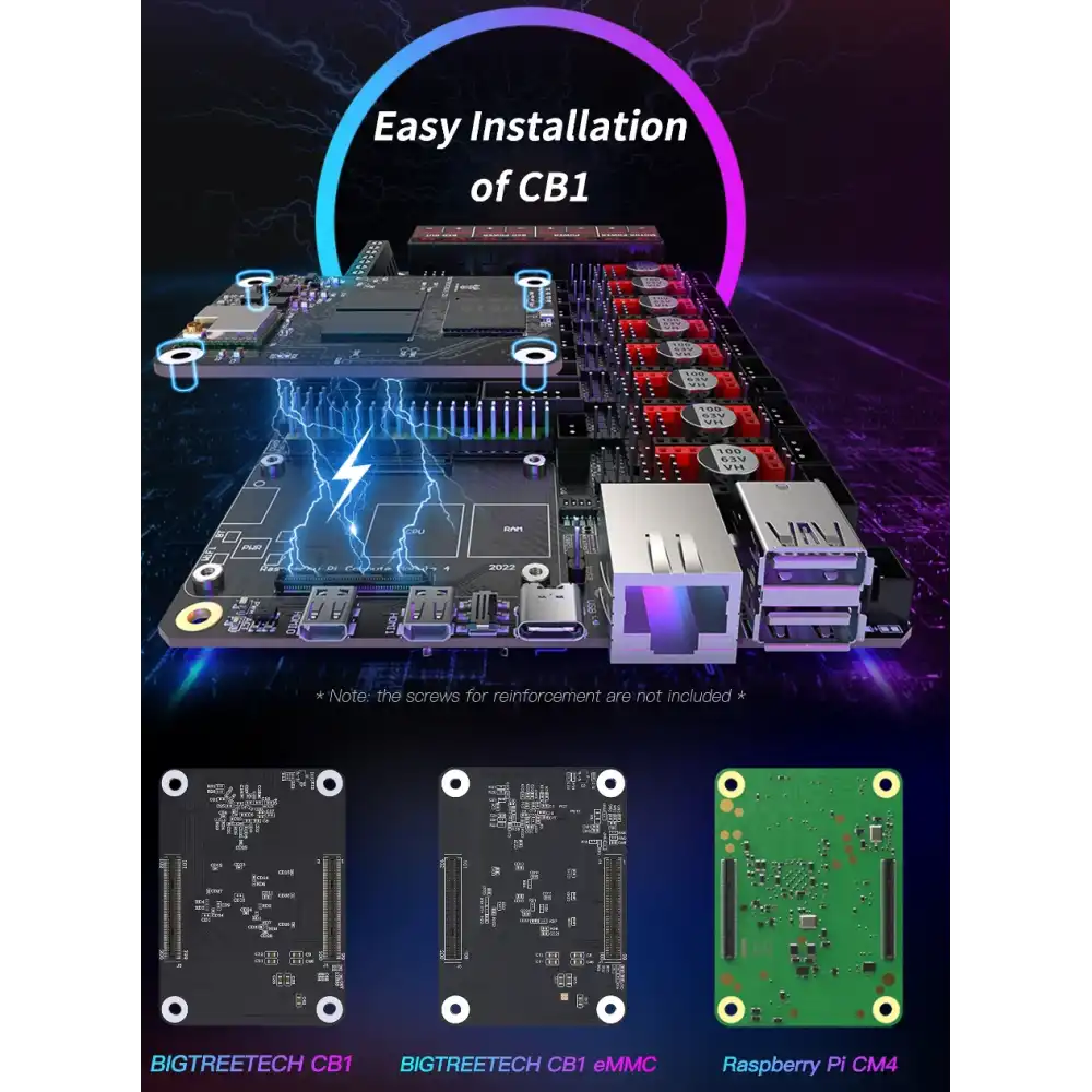 BTT Manta M8P Kontrol Kartı+ CB1 + CB1 Heatsink