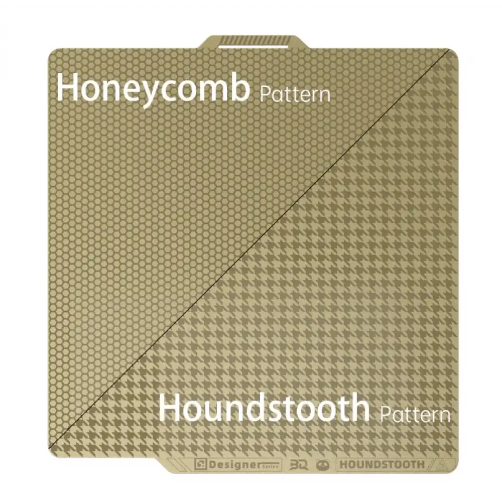 BIQU Panda Designer Baskı Yüzeyi - Honeycomb & Houndstooth