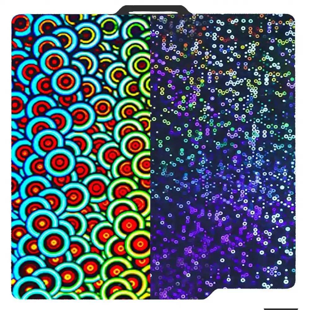 Çift Taraflı H2N-H2N Circles - Kaleidoscope Baskı Yüzey