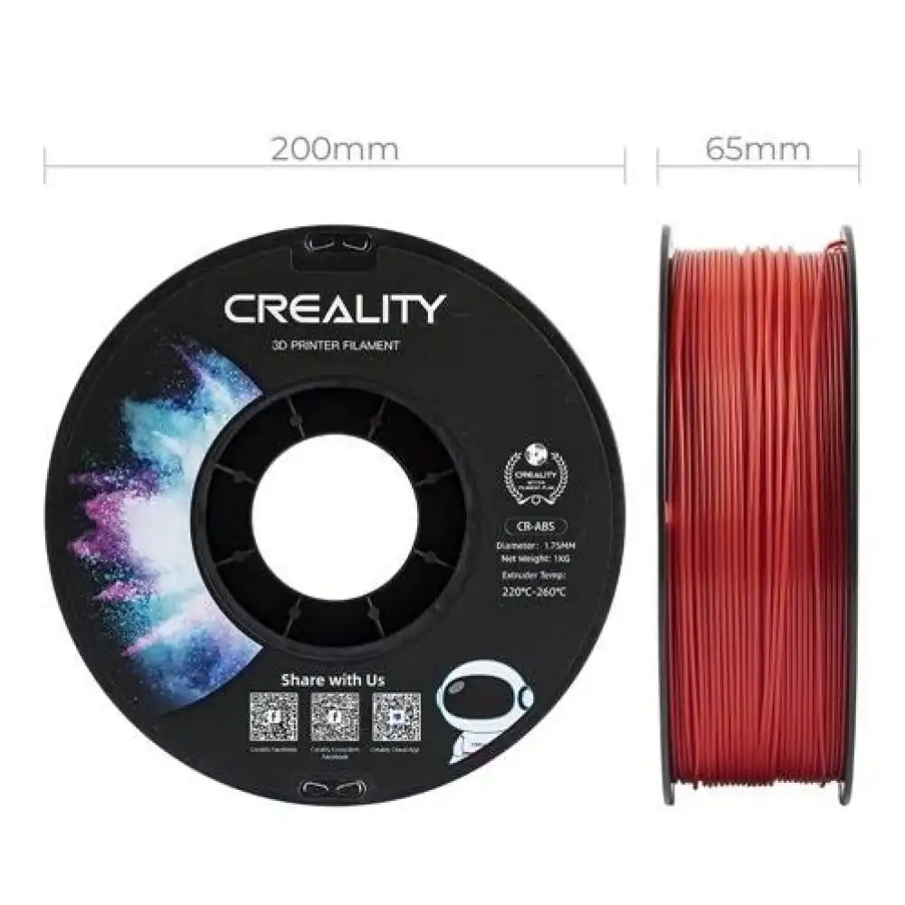 Creality CR-ABS Filament Kırmızı 1Kg