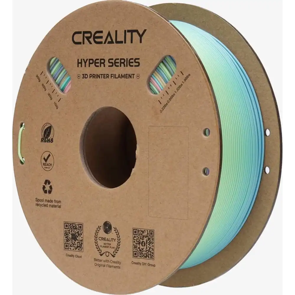 Creality Hyper PLA Rainbow Spring Lake Filament 1.75mm 1Kg