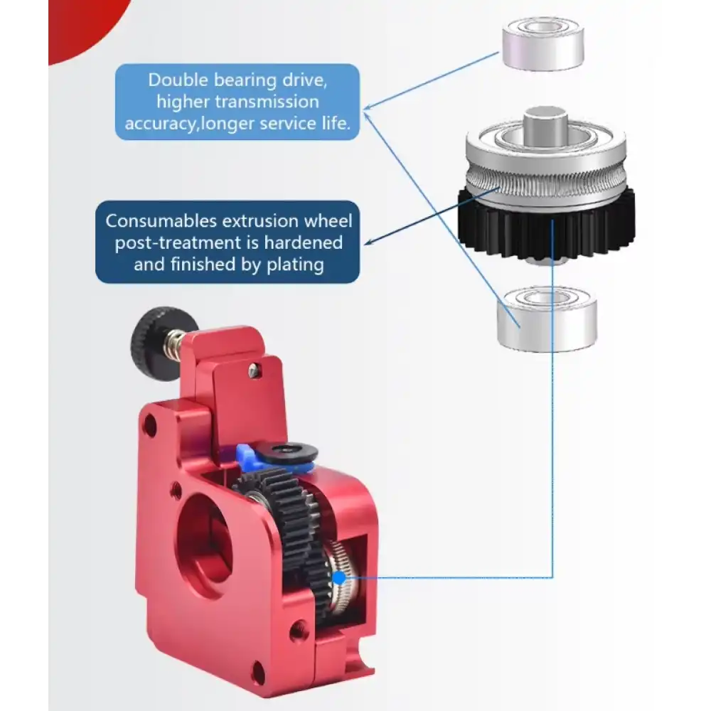 Creality K1 / K1C / K1 Max Uyumlu Metal Upgrade Extruder