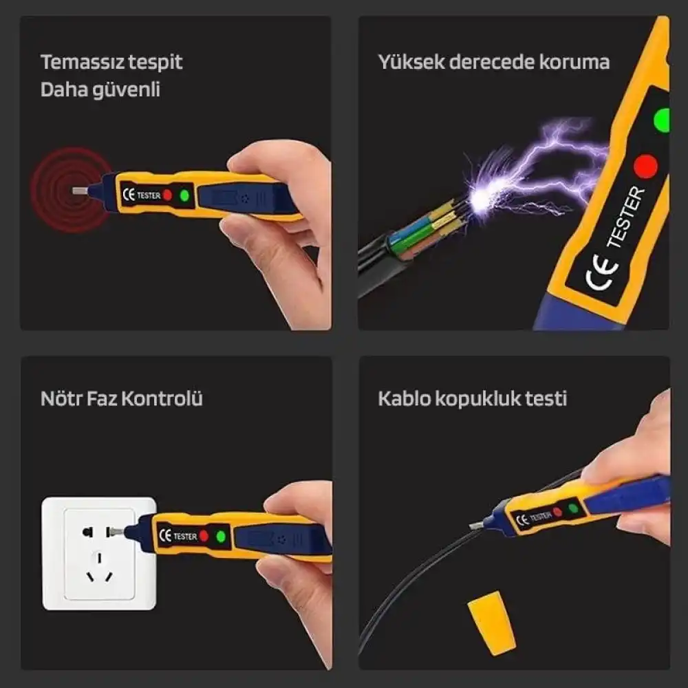 Dedektörlü Kontrol Kalemi