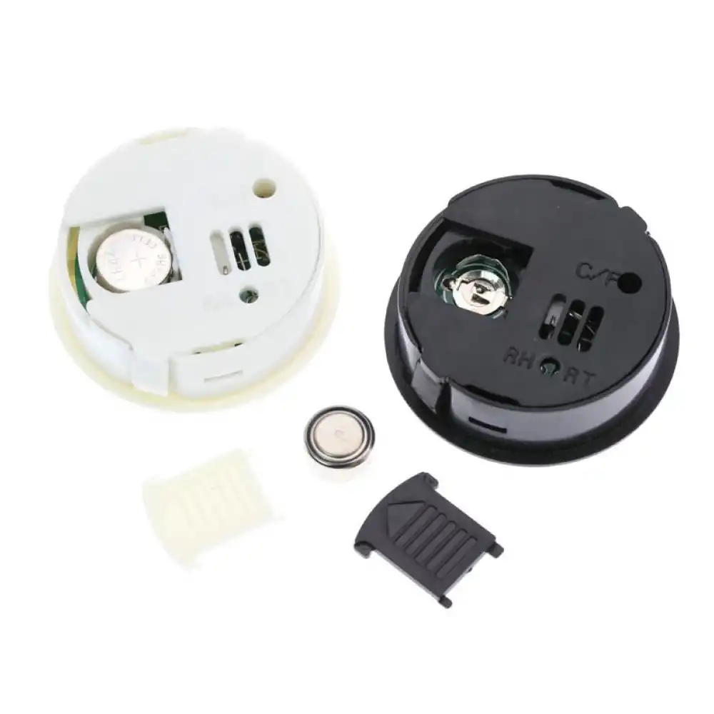 Dijital (Probsuz) Lcd Ekran Yuvarlak Termometre Ve Nem Ölçer