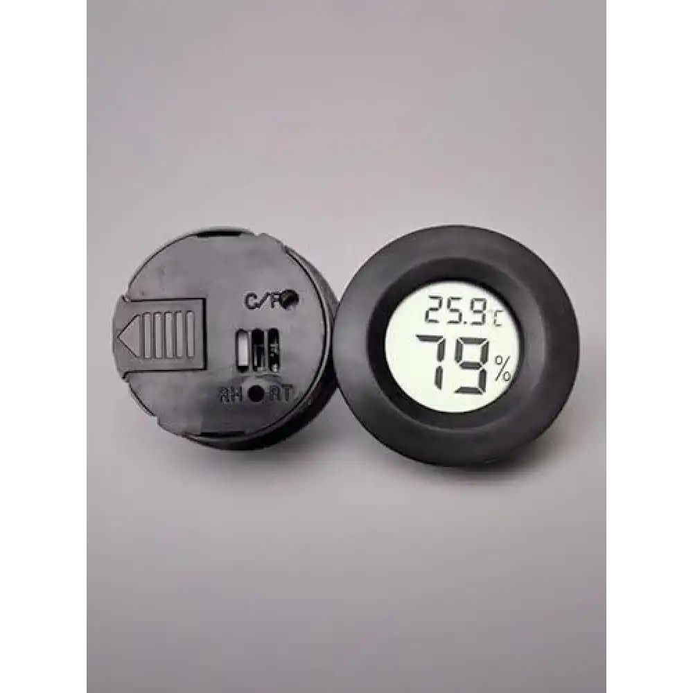 Dijital (Probsuz) Lcd Ekran Yuvarlak Termometre Ve Nem Ölçer