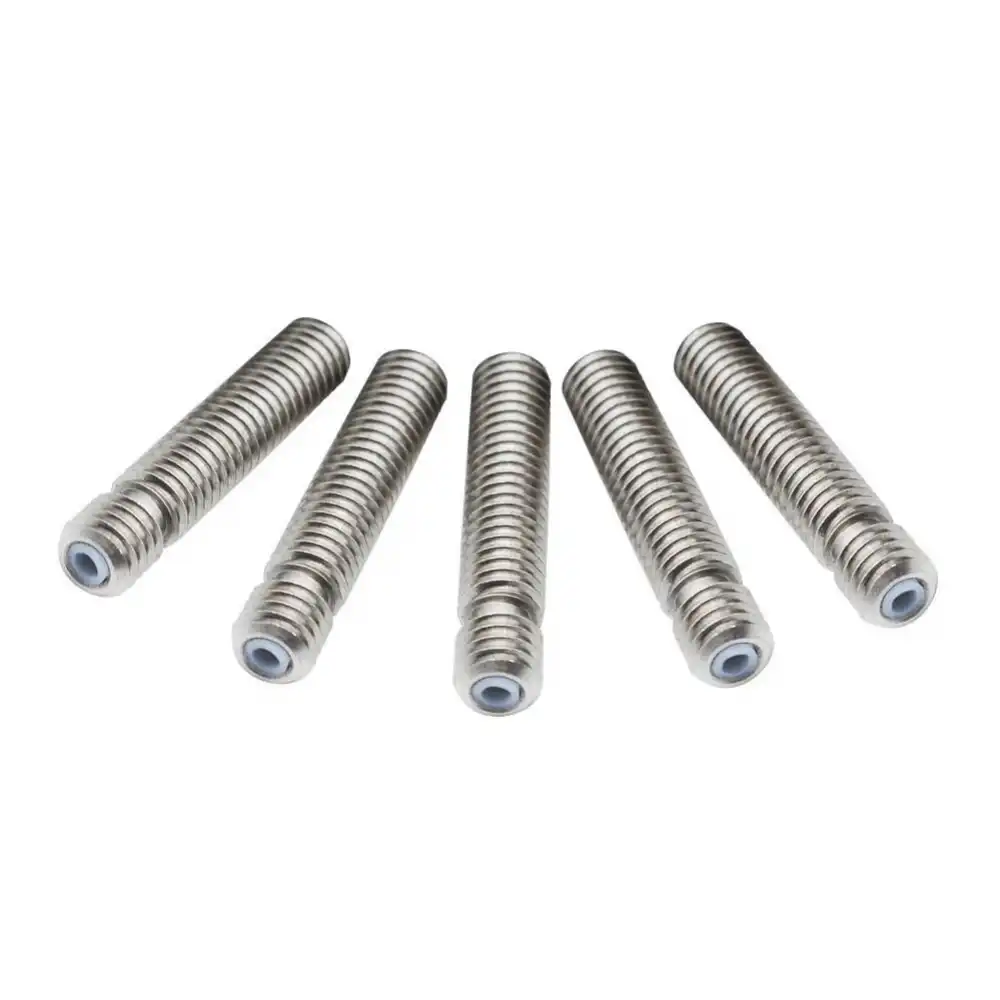 E3D V5 Uyumlu M6-M6 Çelik Barel - Teflon Borulu