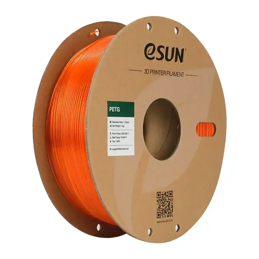Esun PETG Filament - Transparent Orange