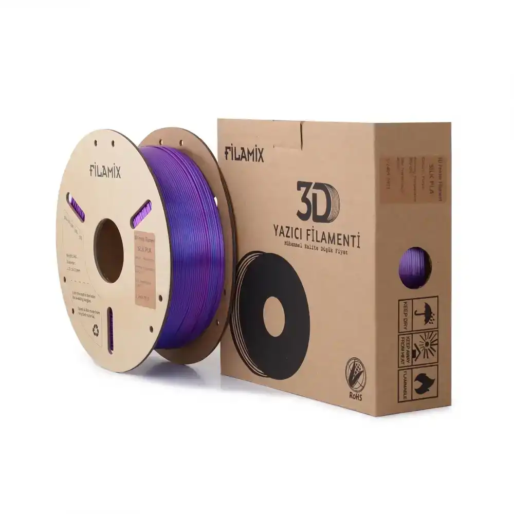 Filamix Silk PLA Filament - Blue Purple