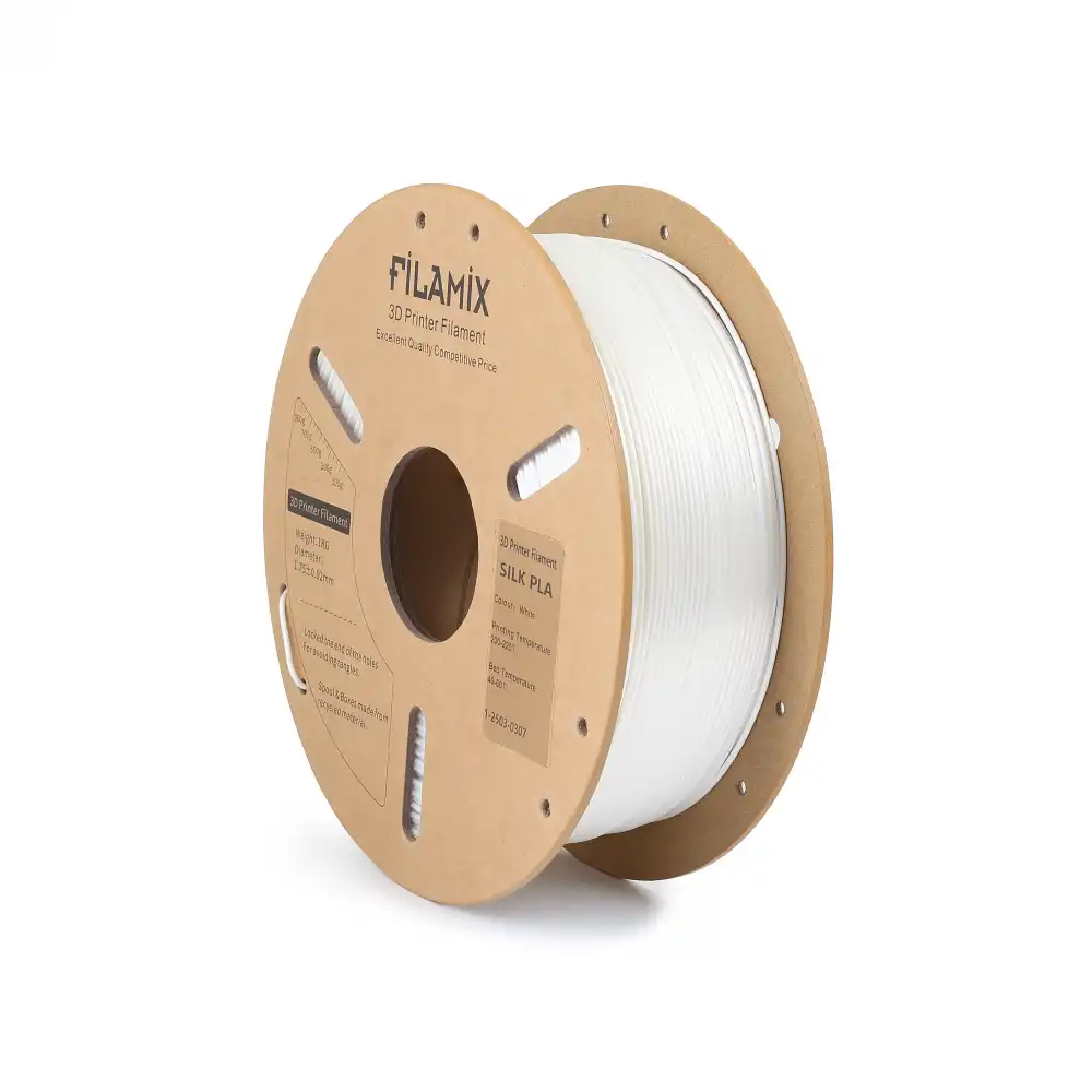 Filamix Silk PLA Filament - White