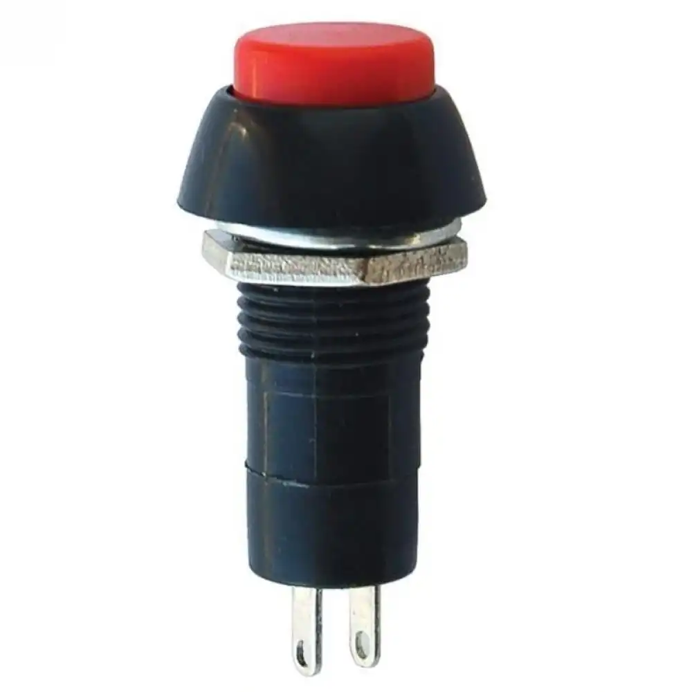 IC-186 12 mm Kalıcılı Buton Anahtar PBS-11A-B Kırmızı