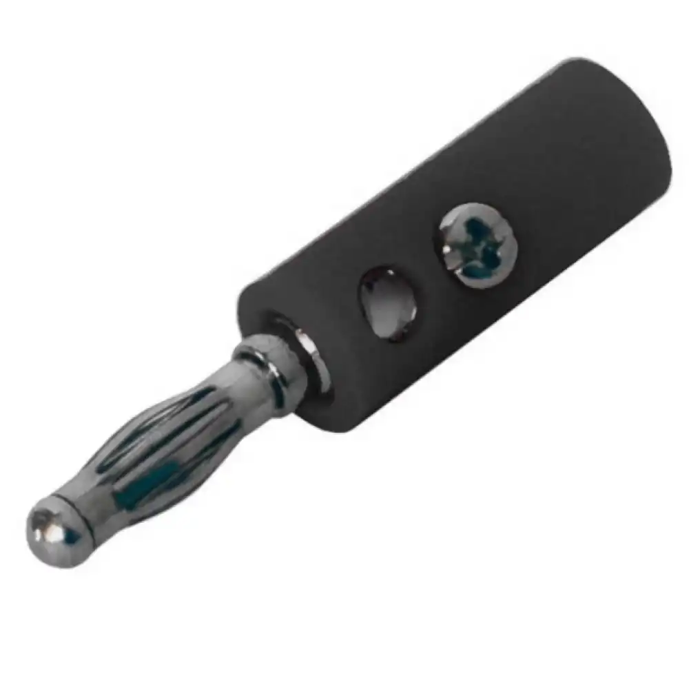 IC-238A Banana Jack Siyah-Kırmızı ( 2 Adet)