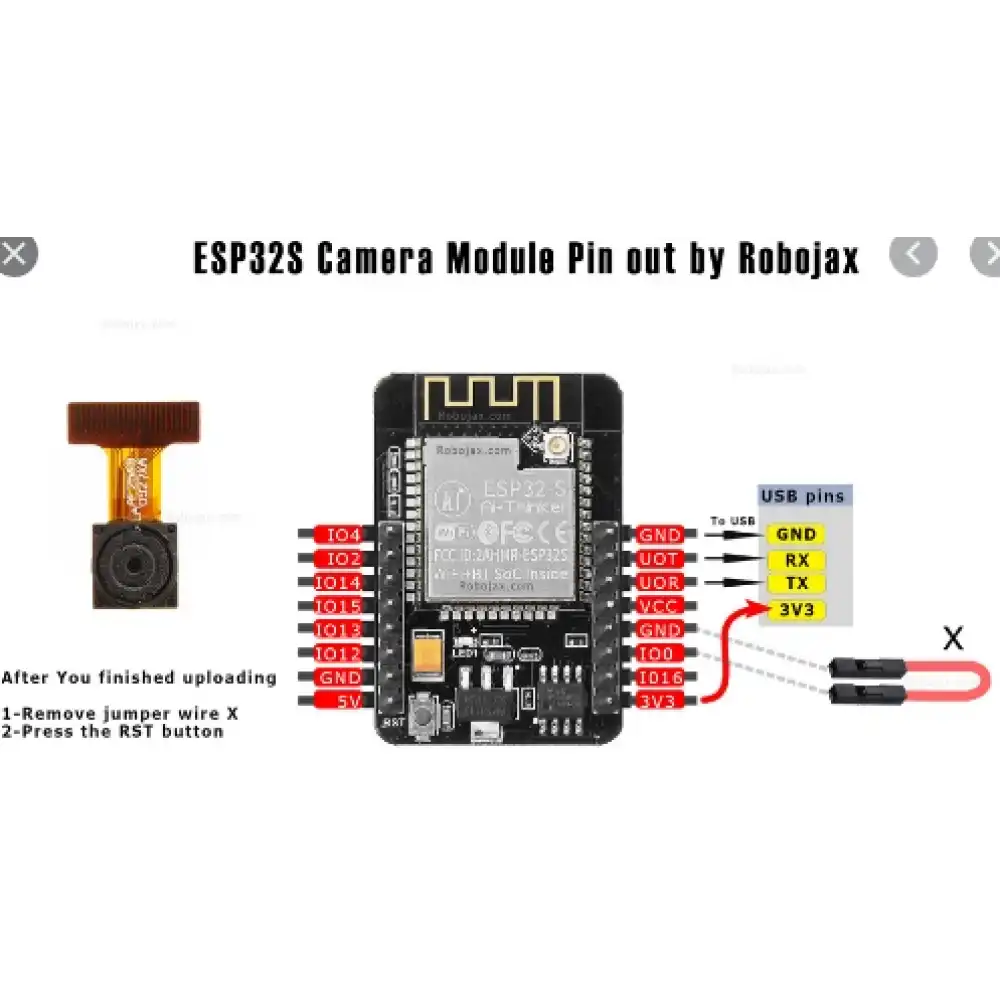 Kameralı ESP32 Wifi Modül