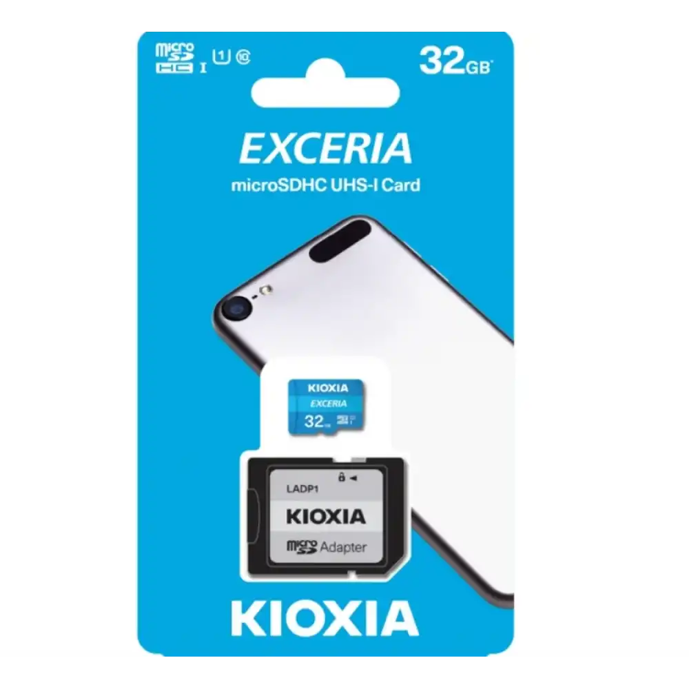 Kioxia 32GB Exceria MicroSDHC UHS-1 Class-10