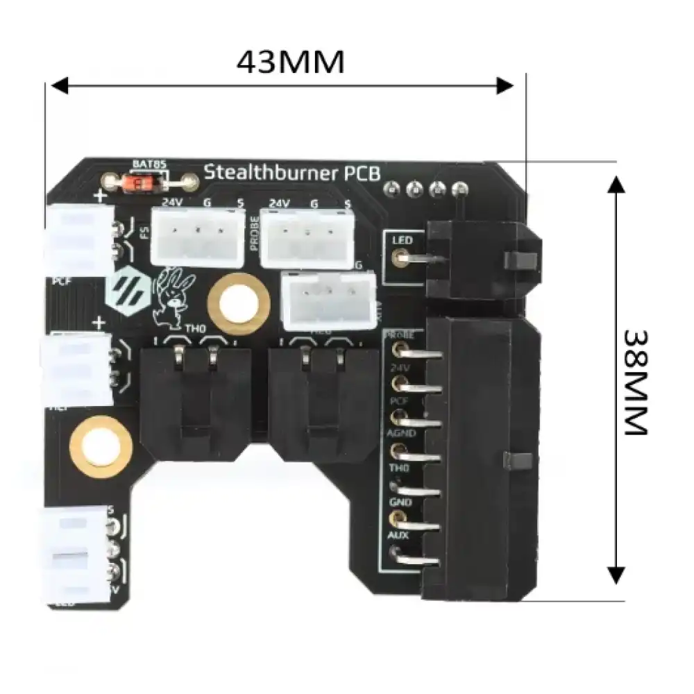 Mellow 2.4 R2 Stealthburner PCB Kartı