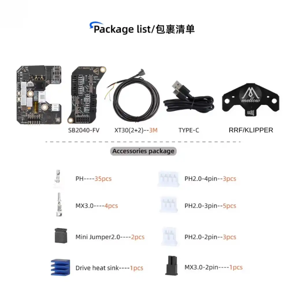 Mellow Fly-SB2040 PRO V3 Can Bus Modül Seti