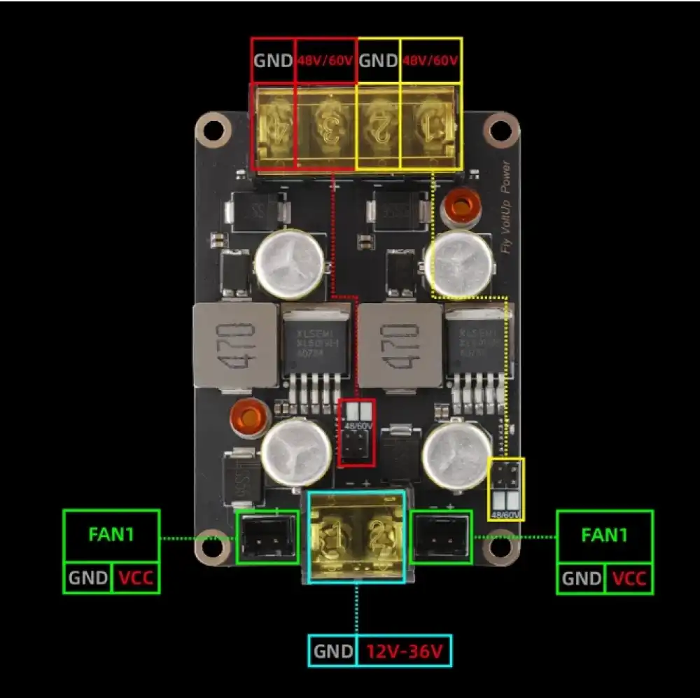 Mellow Fly VoltUp Voltaj Yükseltici Modül 48/60v