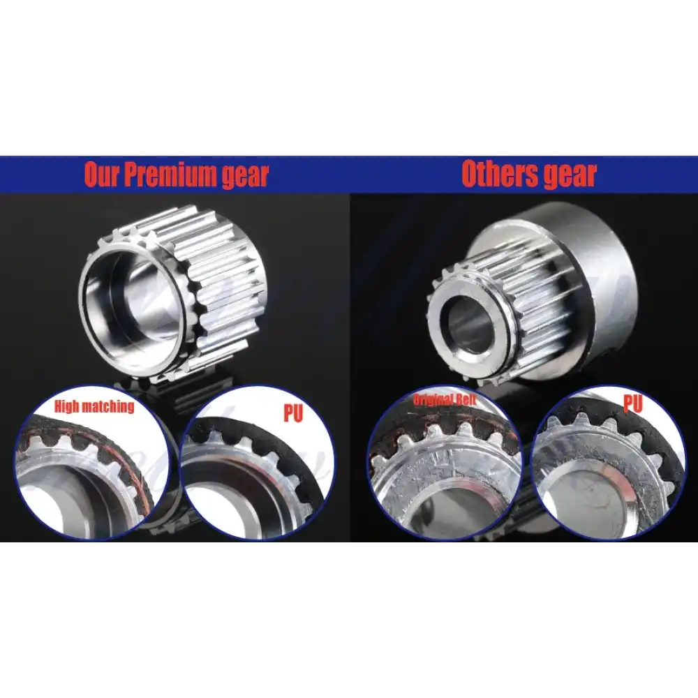 Mellow GT2 Kasnak - Siyah Renk 8mm 20 Diş