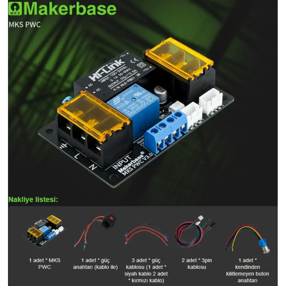 MKS PWC V3.0 Baskı Sonu Oto Off