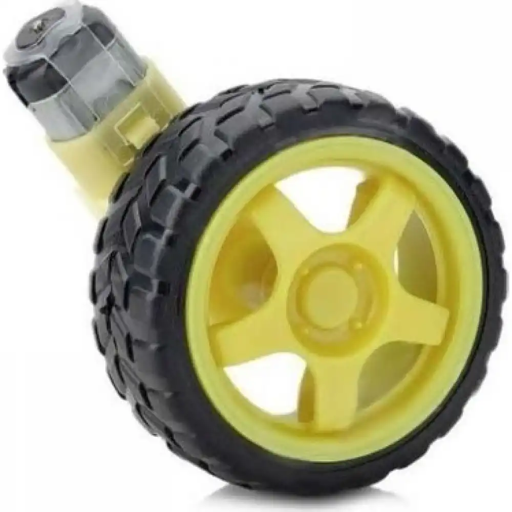 Motor ve Tekerlek Seti 6V 250RPM