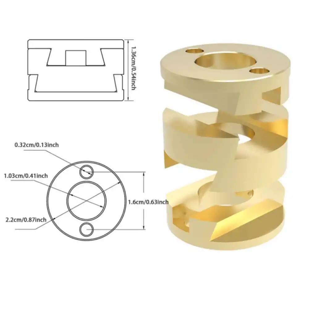 Oldham Pirinç Kaplin (T8 Uyumlu)