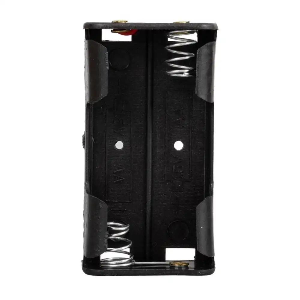 Plastik Siyah Pil Yuvası 2Li AA (IC-233A)