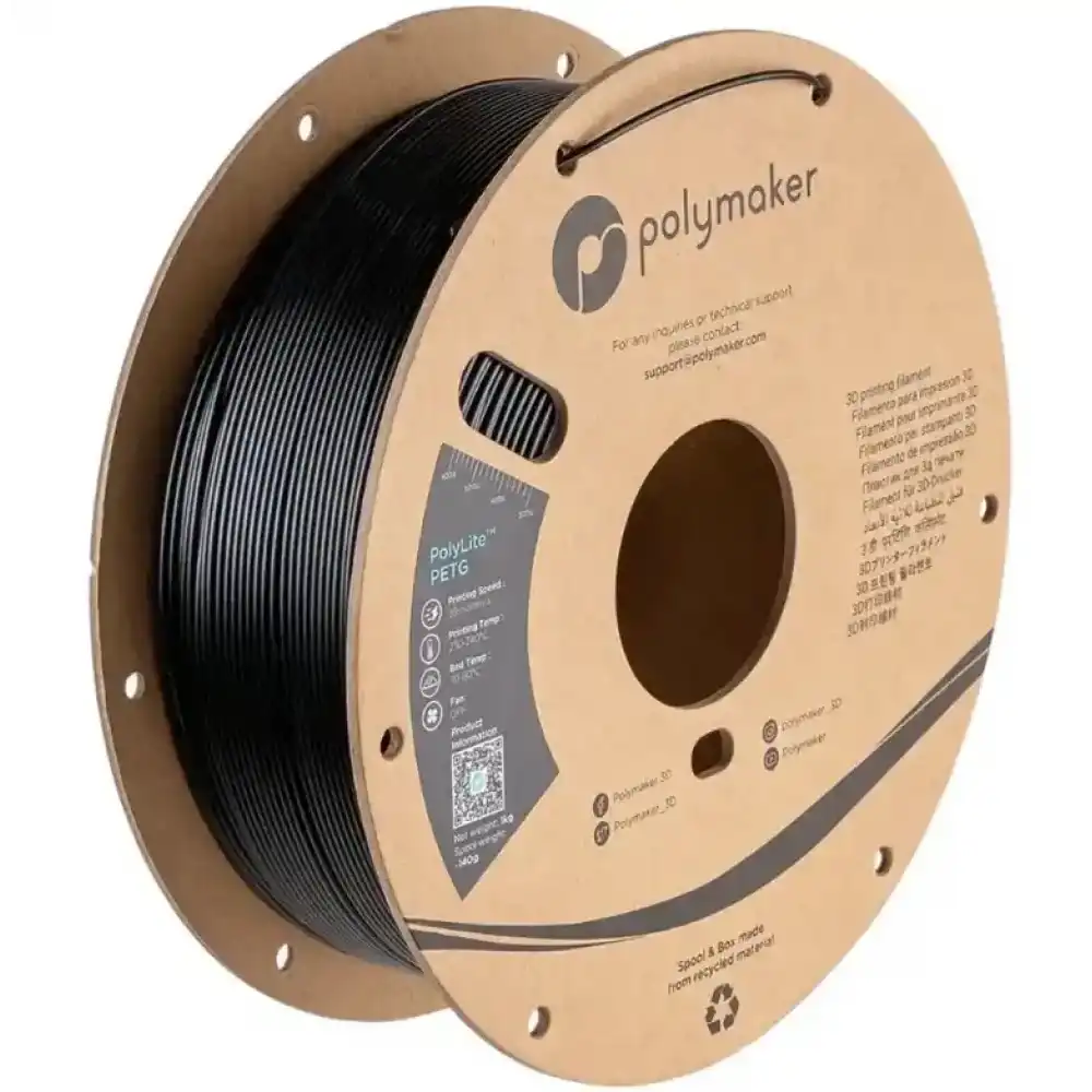 Polymaker PolyLite PETG Filament - Black