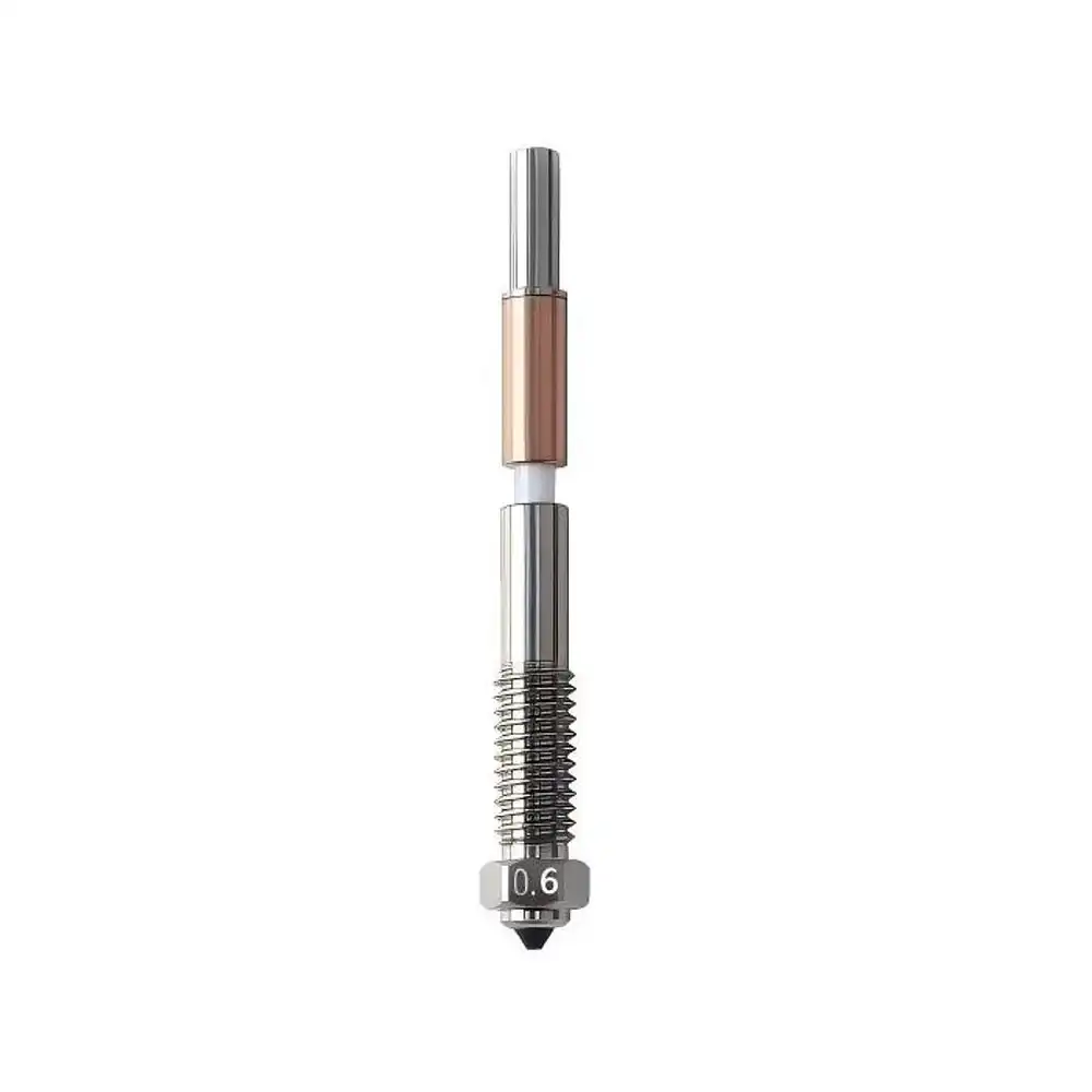 QIDI Plus 4 Uyumlu BiMetal Nozzle 0.6mm