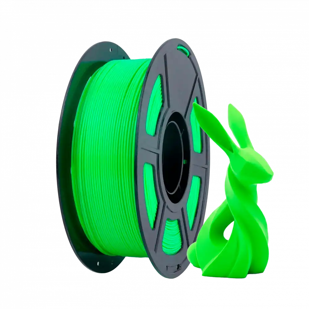 RhinoLab PETG High Speed (HS) Filament - Fluorescent Green