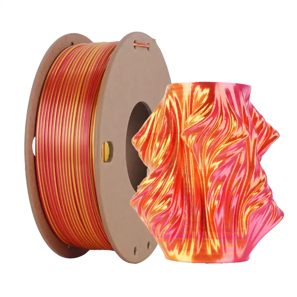 RhinoLab PLA Silk Dual Renk Filament - Gold Red 250gr