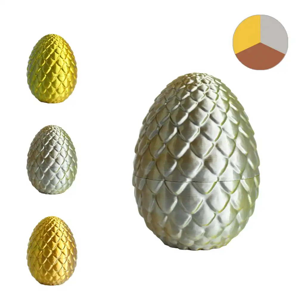 RhinoLab Silk PLA Filament - Gold Silver Copper