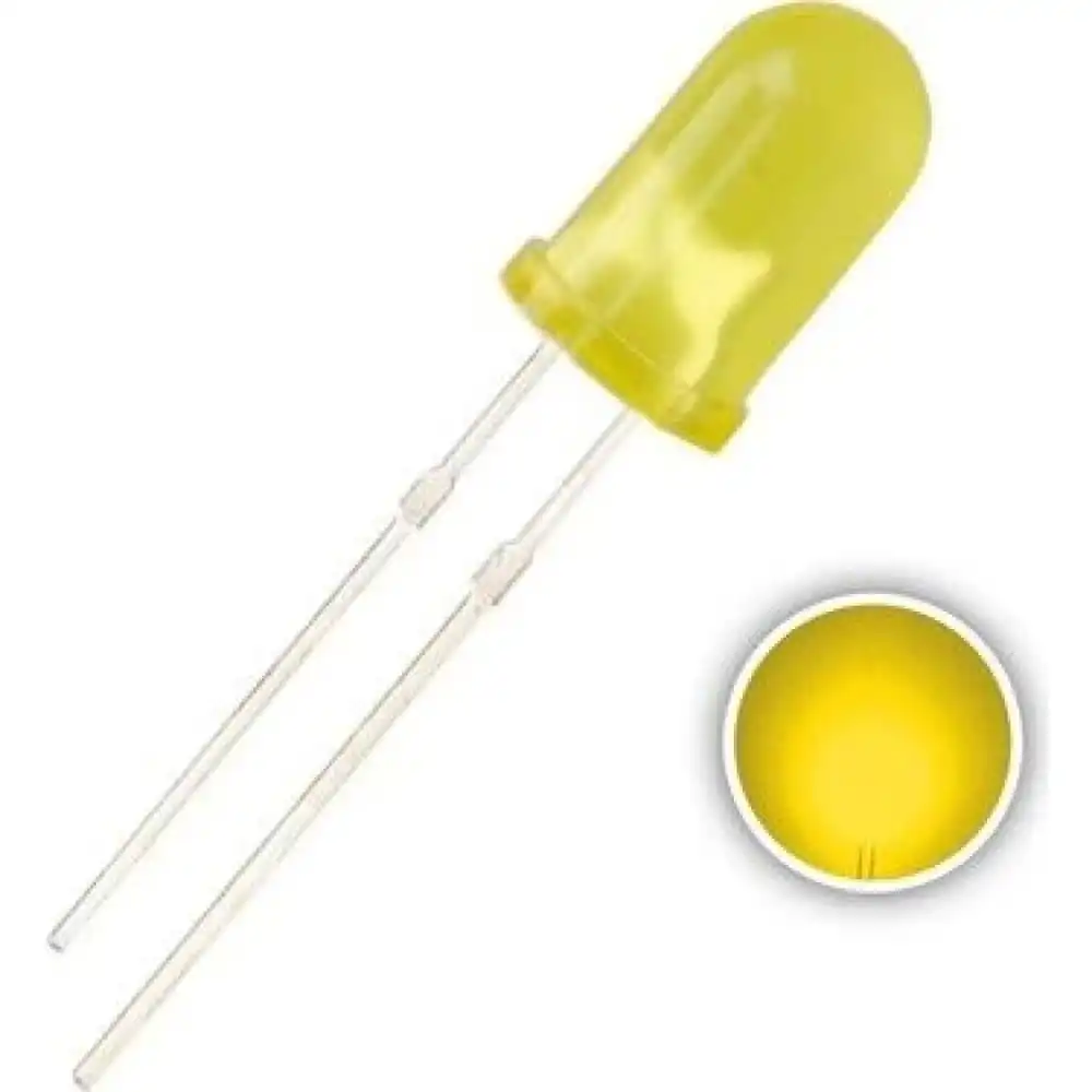 Sarı 5 mm LED 15 Adet