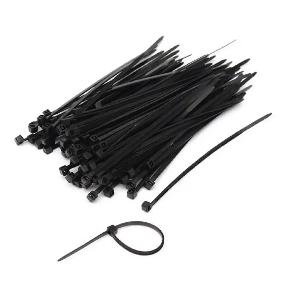 Siyah Kablo Bağı / Cırt Kelepçe - 2,5x100 mm 50 ADET