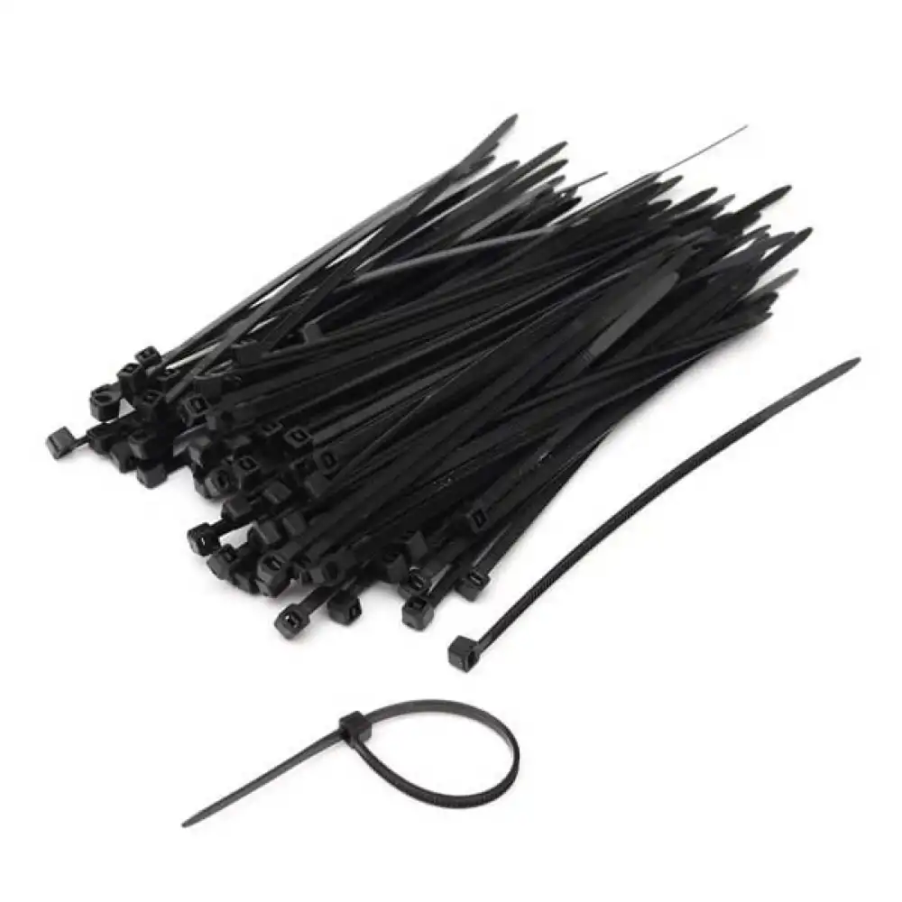 Siyah Kablo Bağı / Cırt Kelepçe - 2,5x150 mm 50 ADET