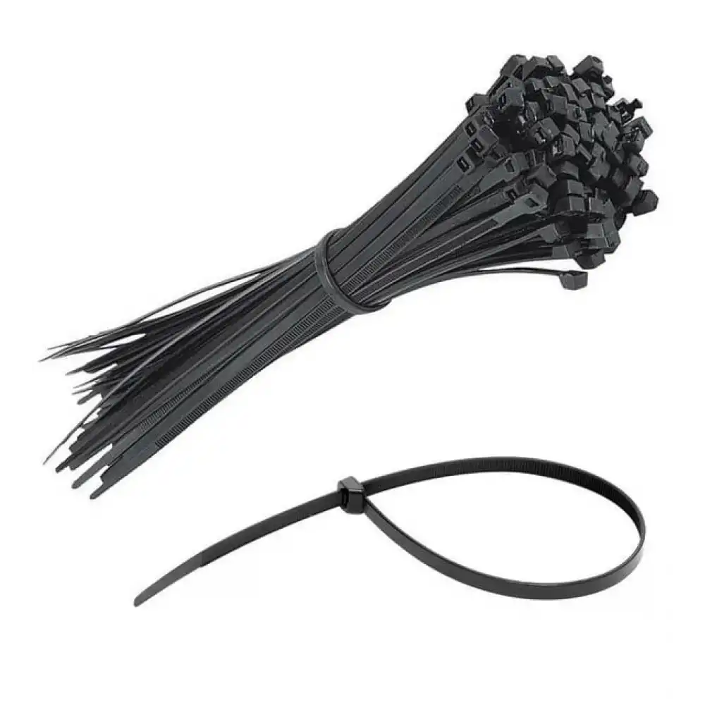 Siyah Kablo Bağı / Cırt Kelepçe - 2,5x150 mm 50 ADET