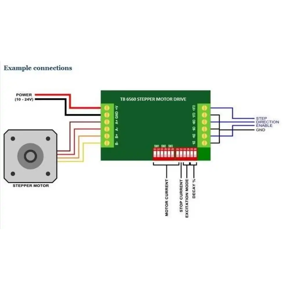 TB6560 3A 35v Step Motor Sürücü