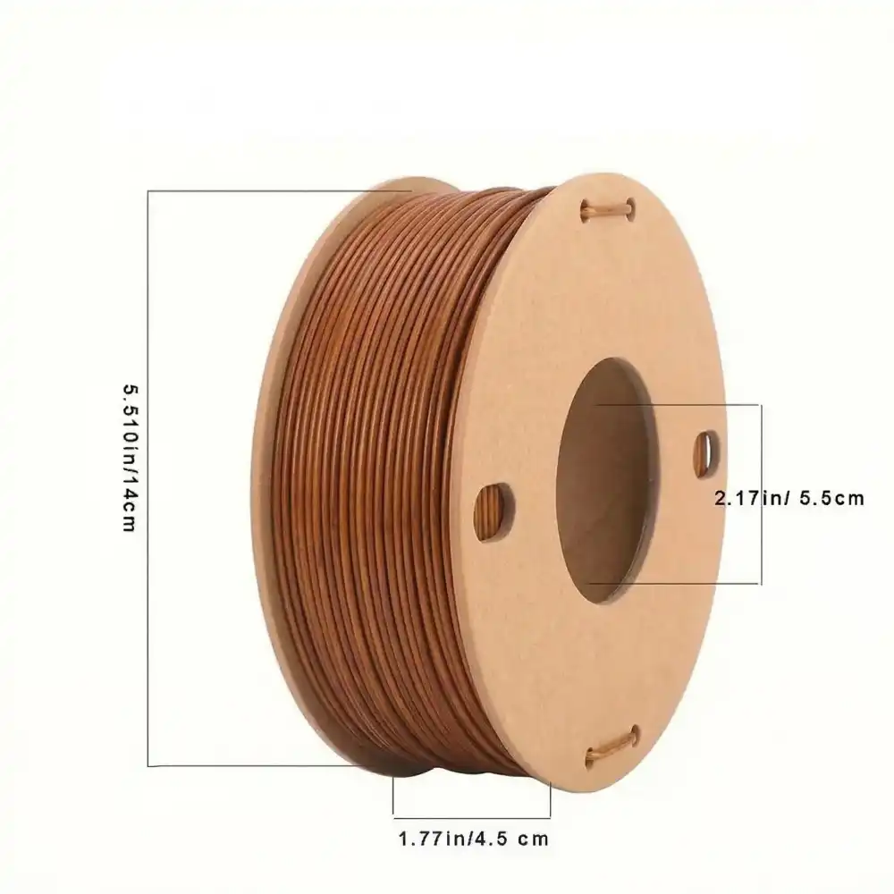 RhinoLab Wood PLA Filament - Teak 250gr