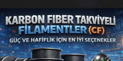 Karbon Fiber Takviyeli Filamentler (CF): Güç ve Hafiflik İçin En İyi Seçenekler