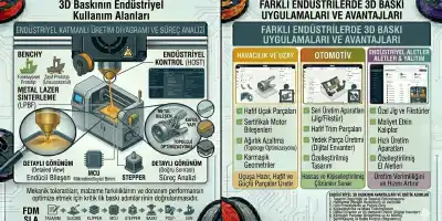 3D Baskının Endüstriyel Kullanım Alanları
