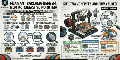 Filament Saklama Rehberi: Nem Koruması ve Kurutma