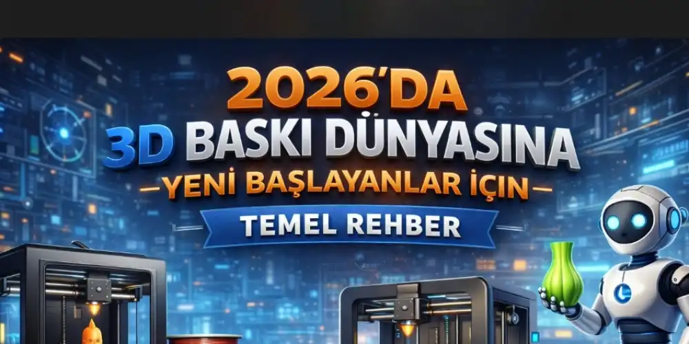 2026da 3D Baskı Dünyasına Yeni Başlayanlar İçin Temel Rehber