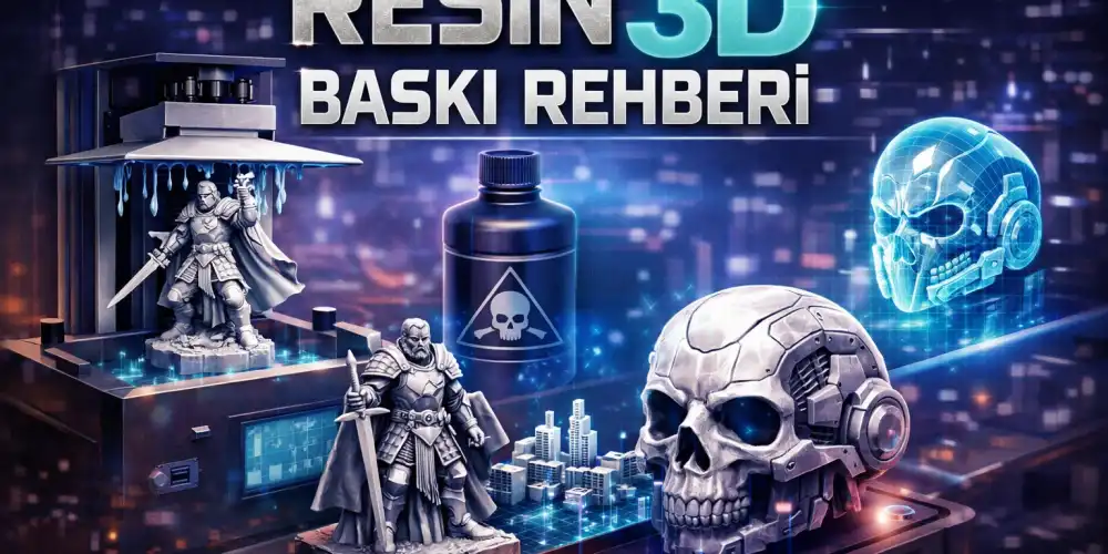 Resin 3D Baskı Rehberi: Ultra Detay Dünyasına Giriş