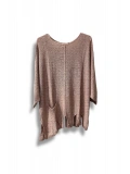 Kadın Oversize Merserize Triko Bluz | Salaş Tunik | 38-52 Beden Uyumlu