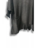 Kadın Oversize Merserize Triko Bluz | Salaş Tunik | 38-52 Beden Uyumlu