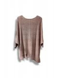 Kadın Oversize Merserize Triko Bluz | Salaş Tunik | 38-52 Beden Uyumlu