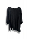 Kadın Oversize Merserize Triko Bluz | Salaş Tunik | 38-52 Beden Uyumlu