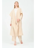 kapüşonlu kimono pantolon takım